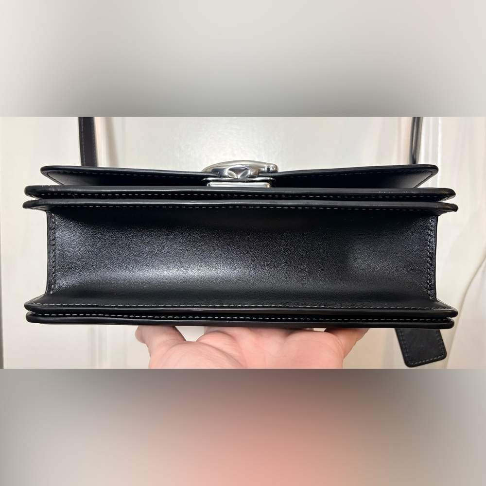✨ COACH Bandit Shoulder Bag in Black Luxe Refined Calf Leather - CC416 ✨ - Picture 7 of 15